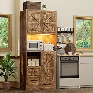 Tall Kitchen Pantry Storage Cabinet