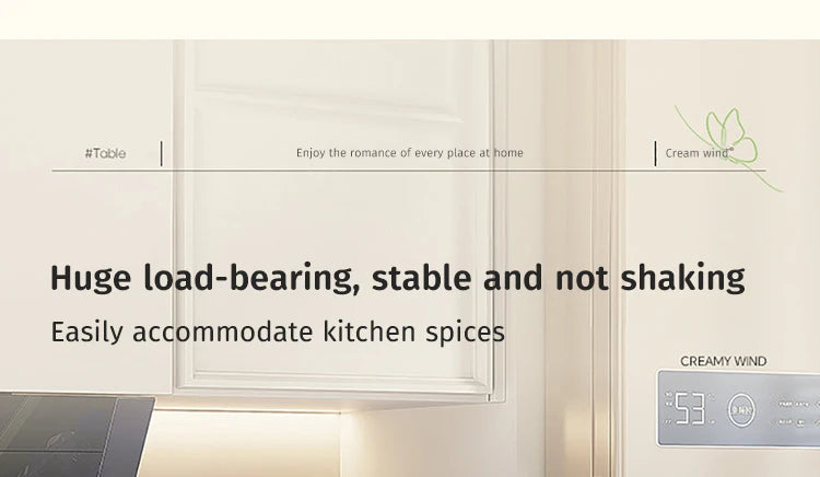 Kitchen Pull-out Spice Storage Rack