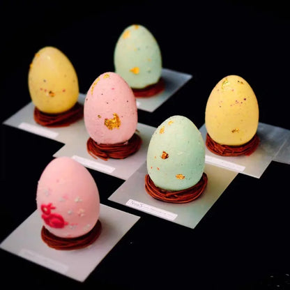 6-Hole Creative Egg-Shaped Mousse Silicone