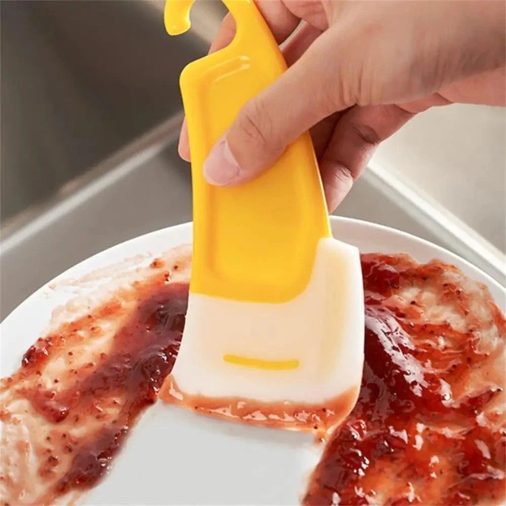 Cleaning Silicone Spatula Kitchen Scraper Soft Blade