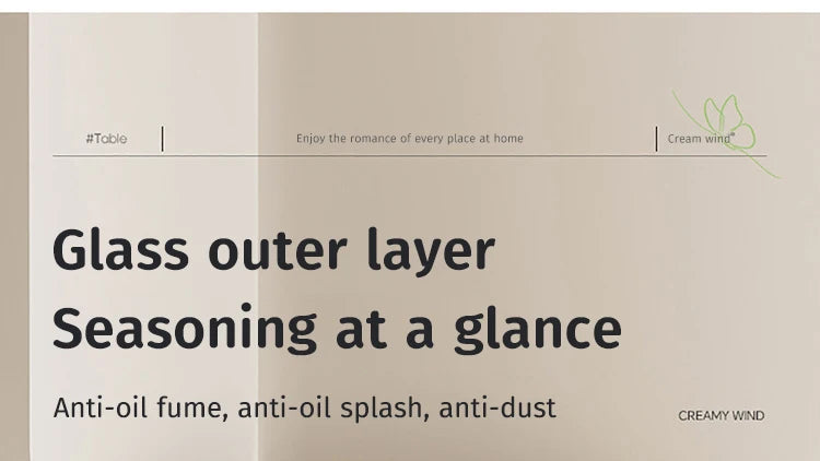 Kitchen Pull-out Spice Storage Rack