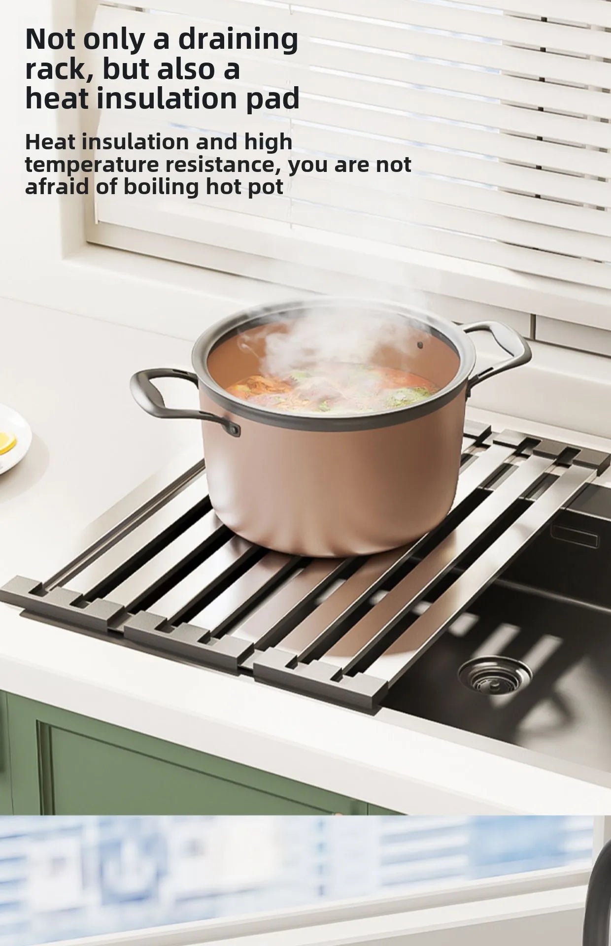 stainless steel kitchen sink drain rack