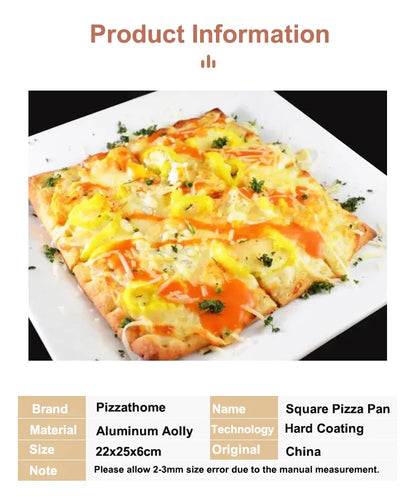 Detroit Style Pizza Pan 9 Inches Pizza Pan