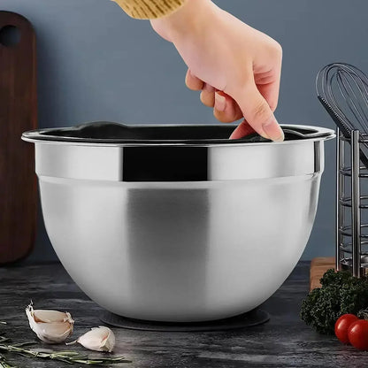 5-Piece Stainless Steel Nesting Mixing Bowl Set