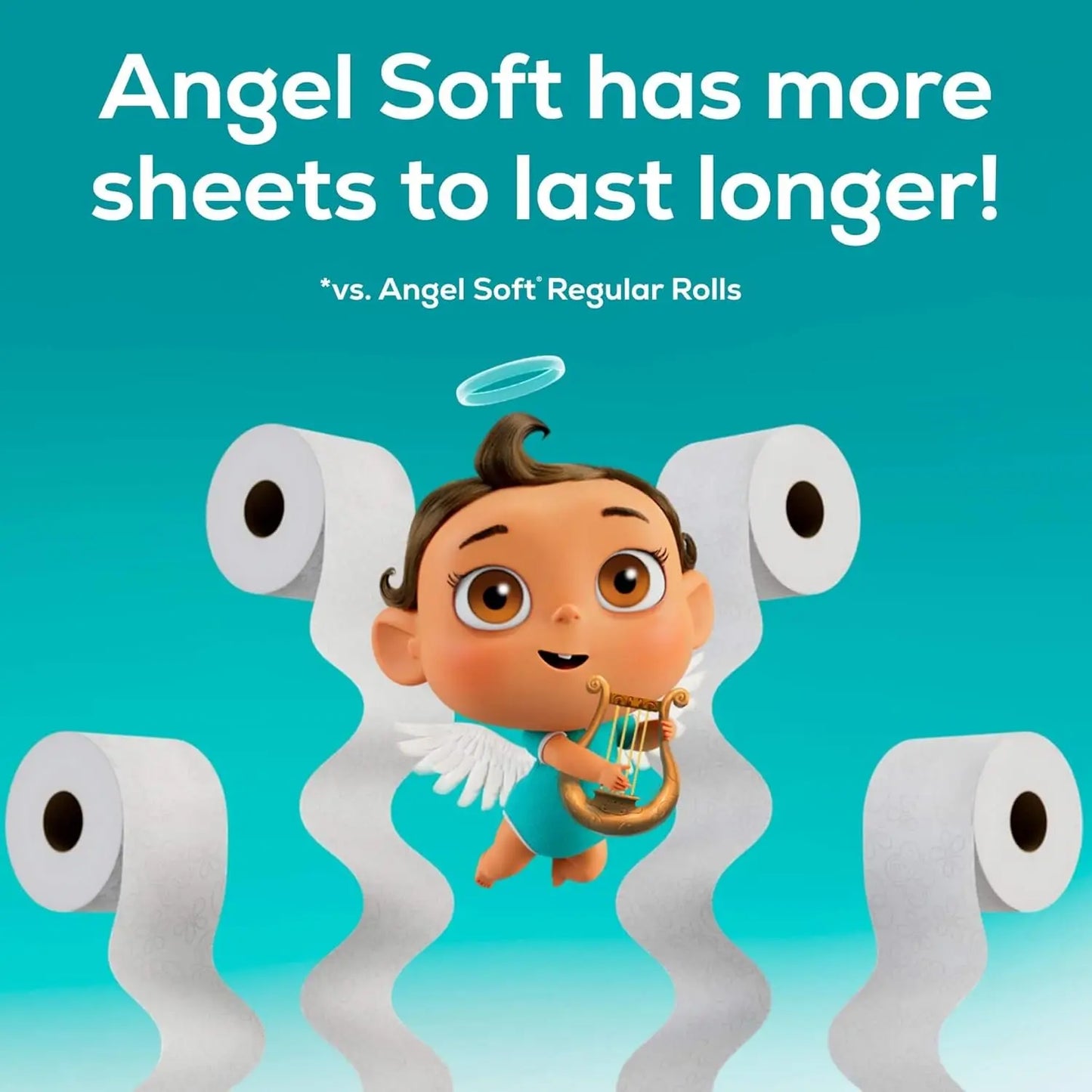 Soft Toilet Paper, 4/8/16/48 Mega Rolls