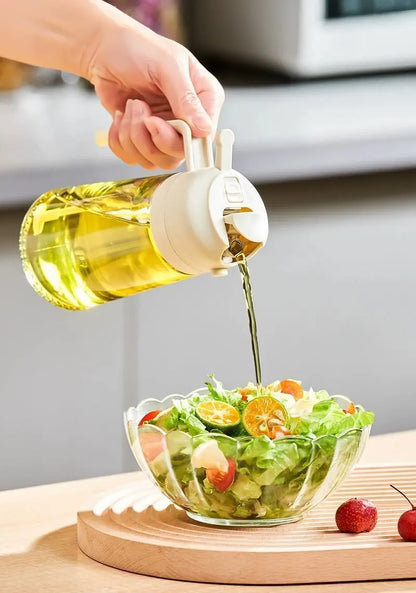 2in1 500ml Plastic Spray Oil Sprayer Bottle