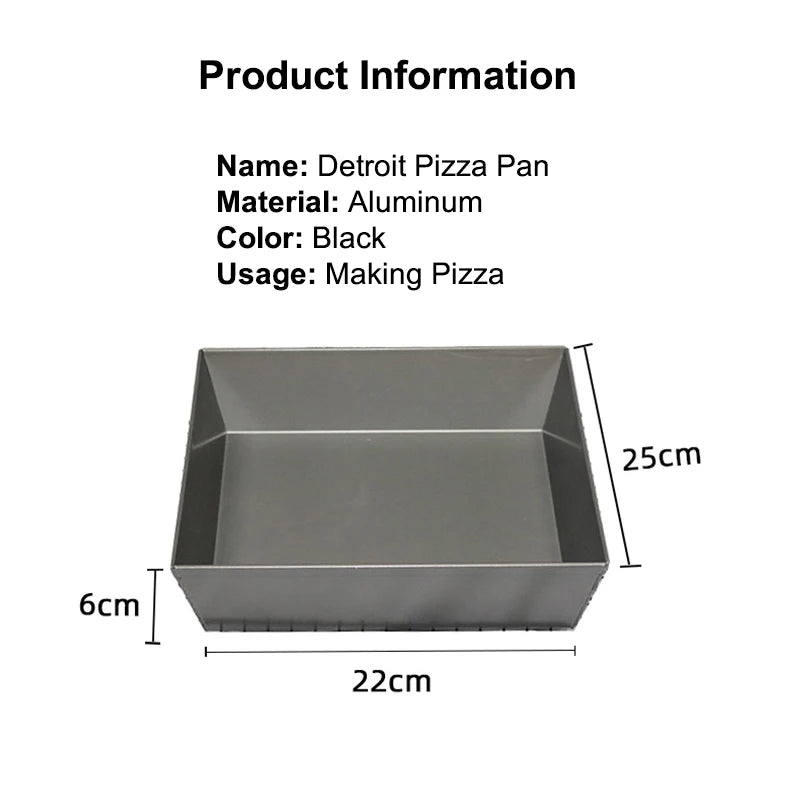 Detroit Style Pizza Pan 9 Inches Pizza Pan