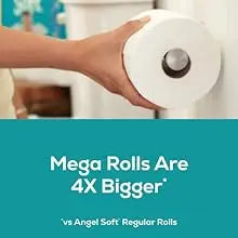 Soft Toilet Paper, 4/8/16/48 Mega Rolls