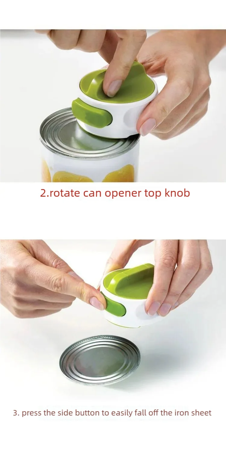 Manual Stainless Steel Compact Can Opener