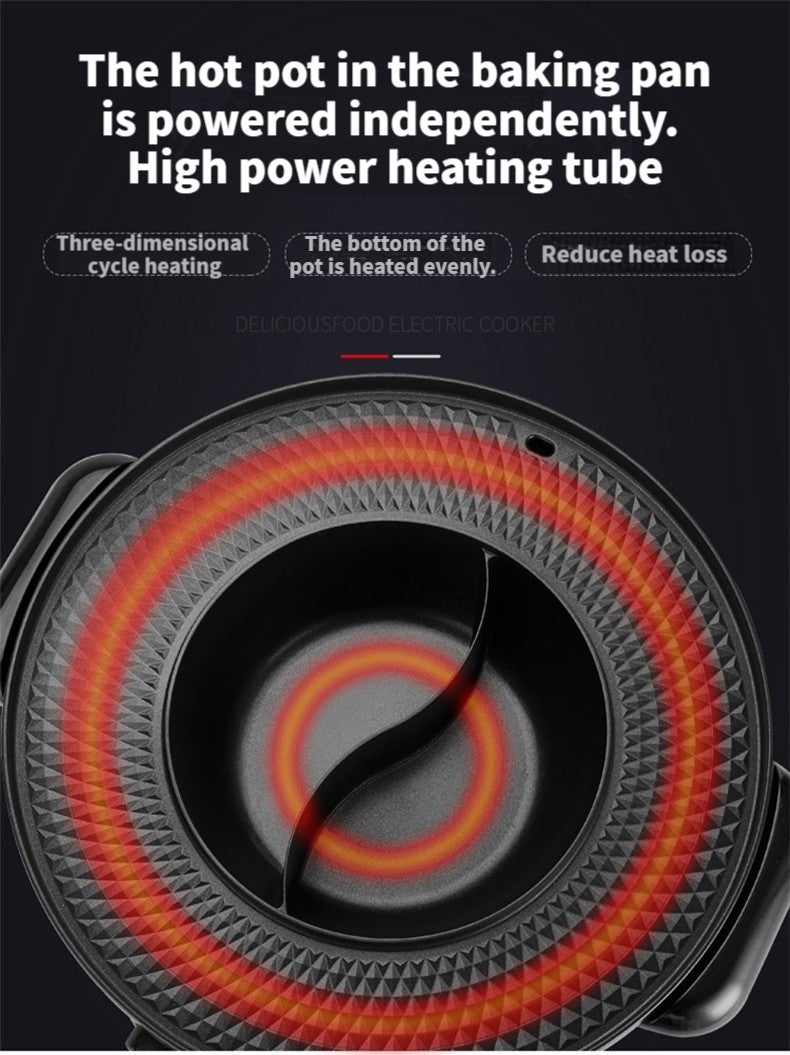 Electric BBQ Grill Hot Pot