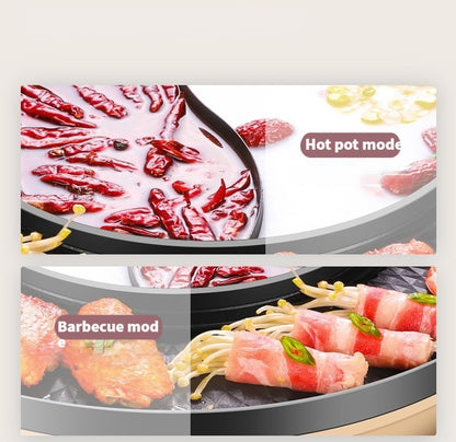 Electric BBQ Grill Hot Pot