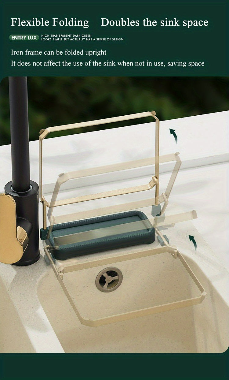 Foldable Sink Strainer Filter Rack