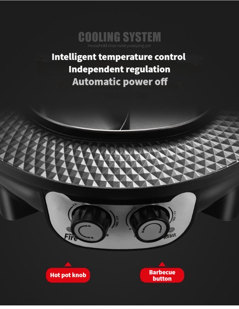 Electric BBQ Grill Hot Pot