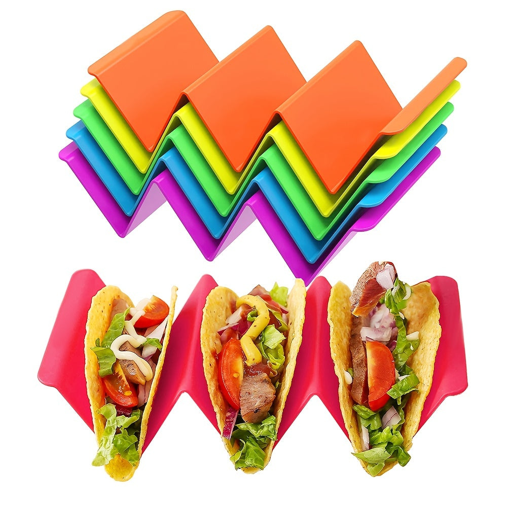 1pc/6pcs Colorful Taco Holder Stands