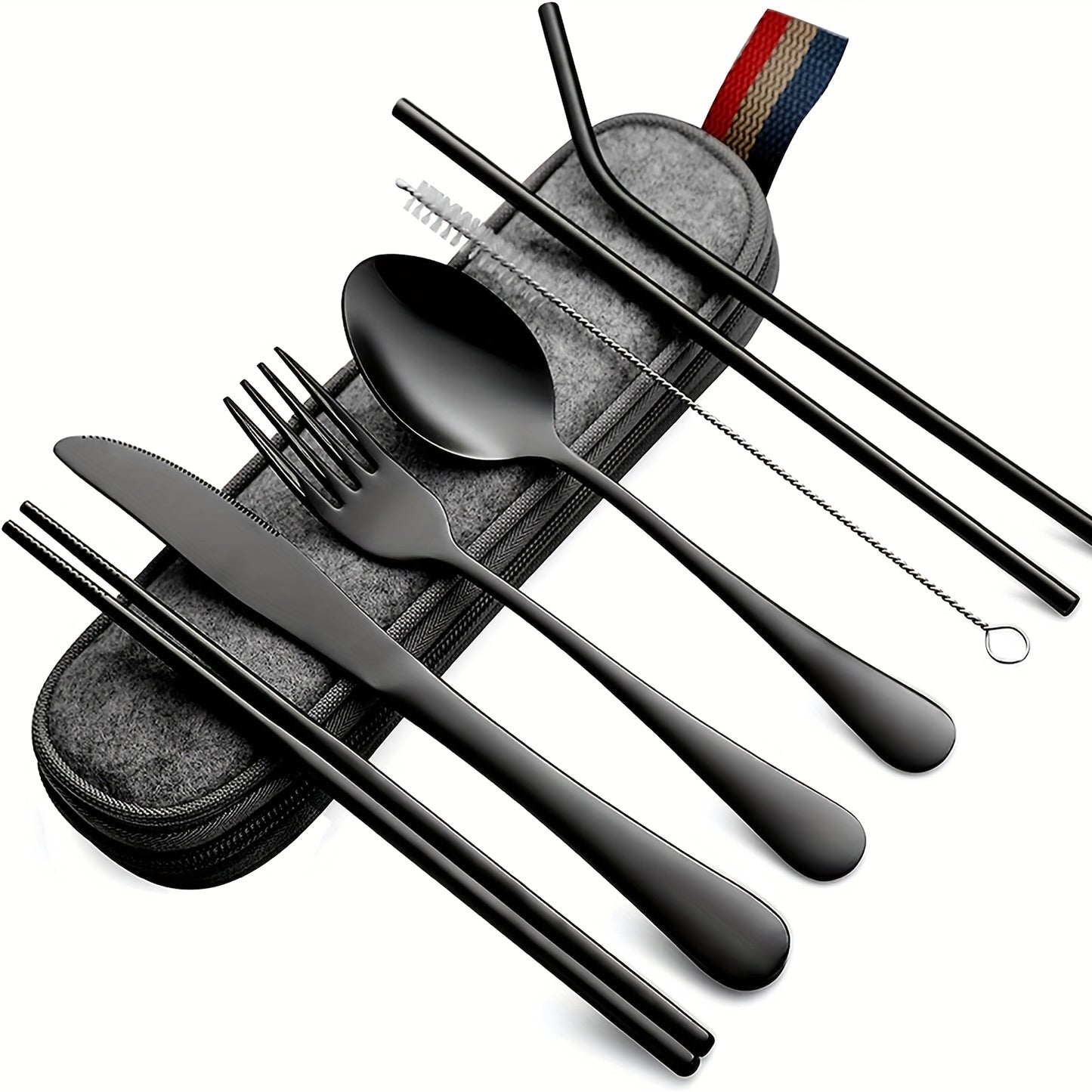 8pc set Portable Utensils flatware set