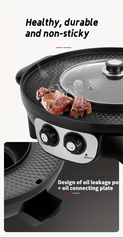 Electric BBQ Grill Hot Pot