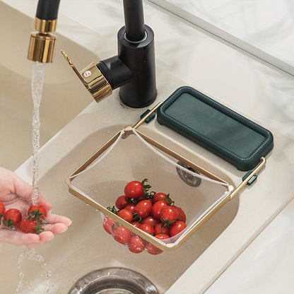 Foldable Sink Strainer Filter Rack